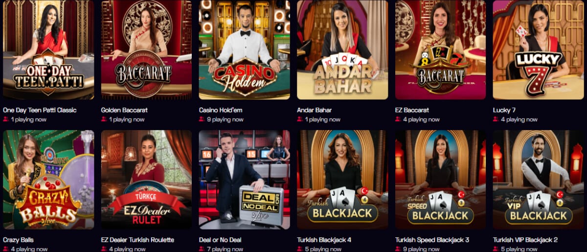 Ybets Casino Live Dealer